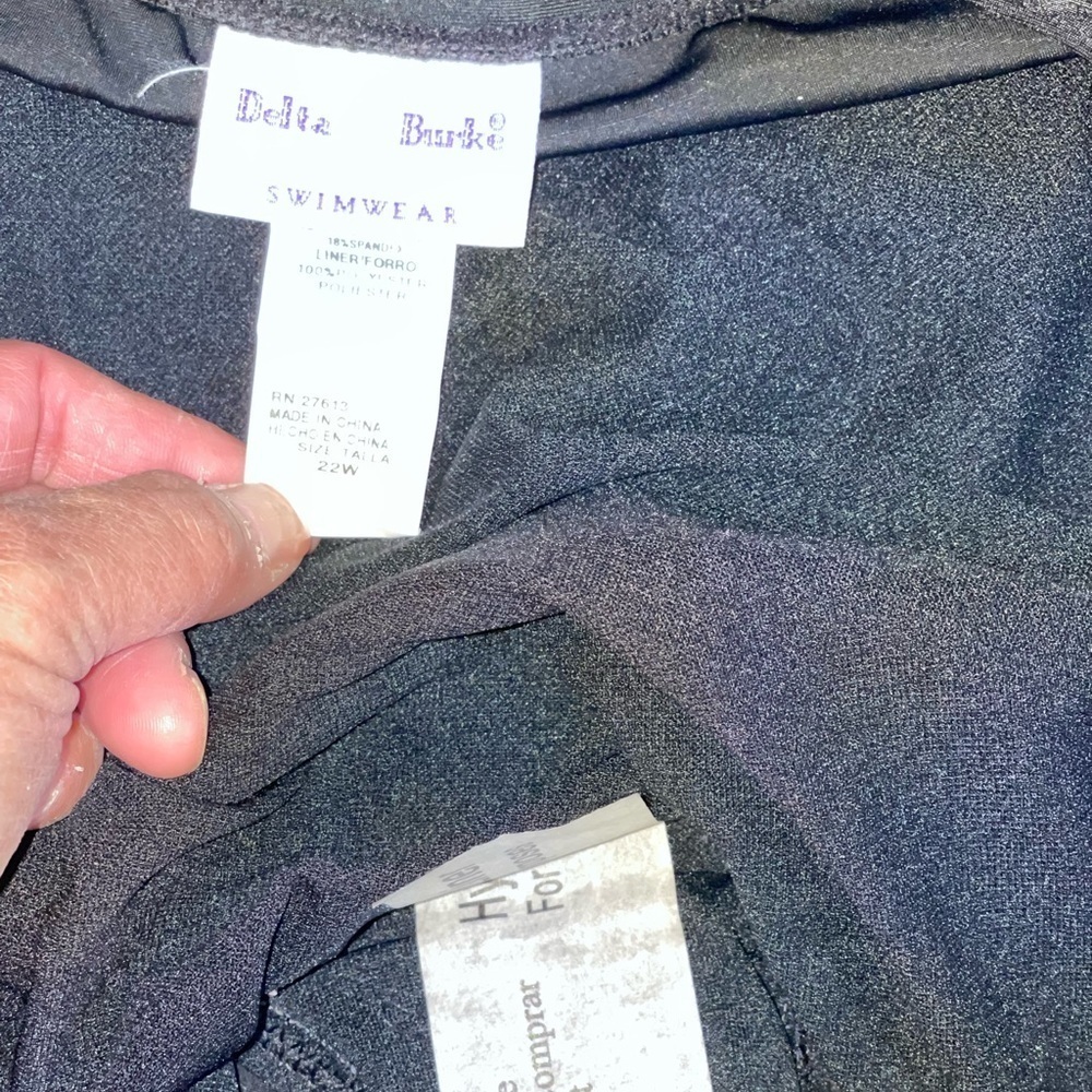 NWT- Delta Burke swim Skort. Size 22W New-old Stock - Picture 5 of 5